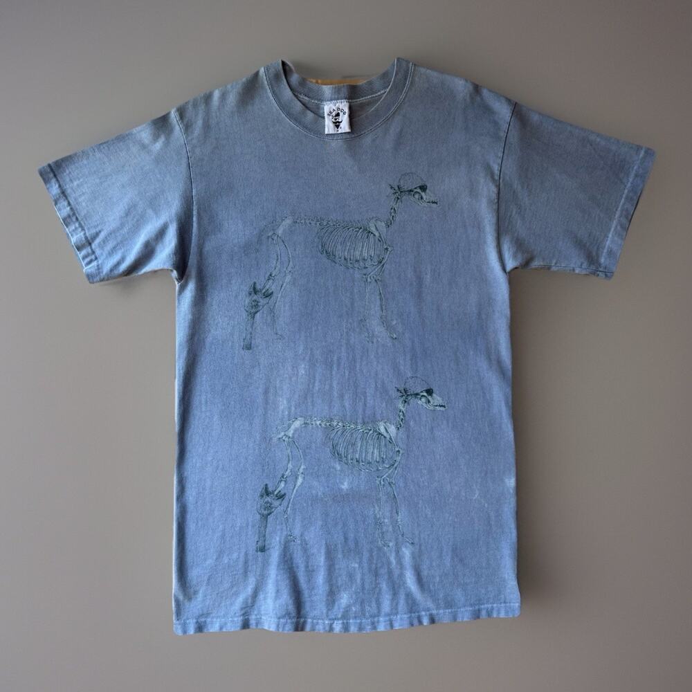 Vintage Sea Dog Shirt Medium Blue 90s Pirate Skeleton Surf Sportswear California